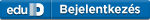 eduID's small, 'Bejelentkezés' button with a blue background